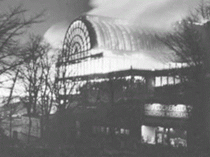 Figure 5: The Crystal Palace on fire