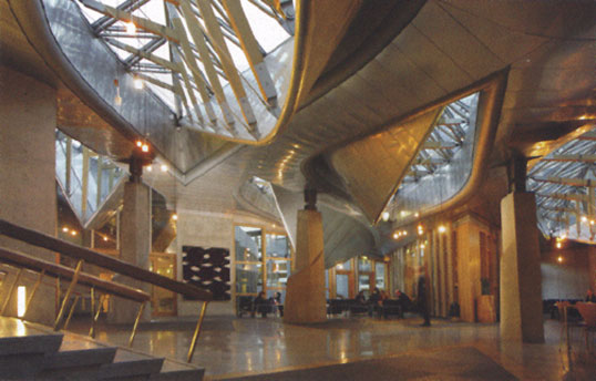 Figure 3: The Garden Lobby of the Scottish Parliament Complex