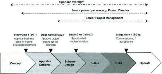 Figure 1: Roles in the management of projects
